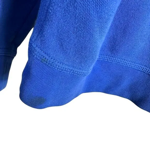 Nike Blue Drawstring Hoodie Medium - Picture 6 of 6